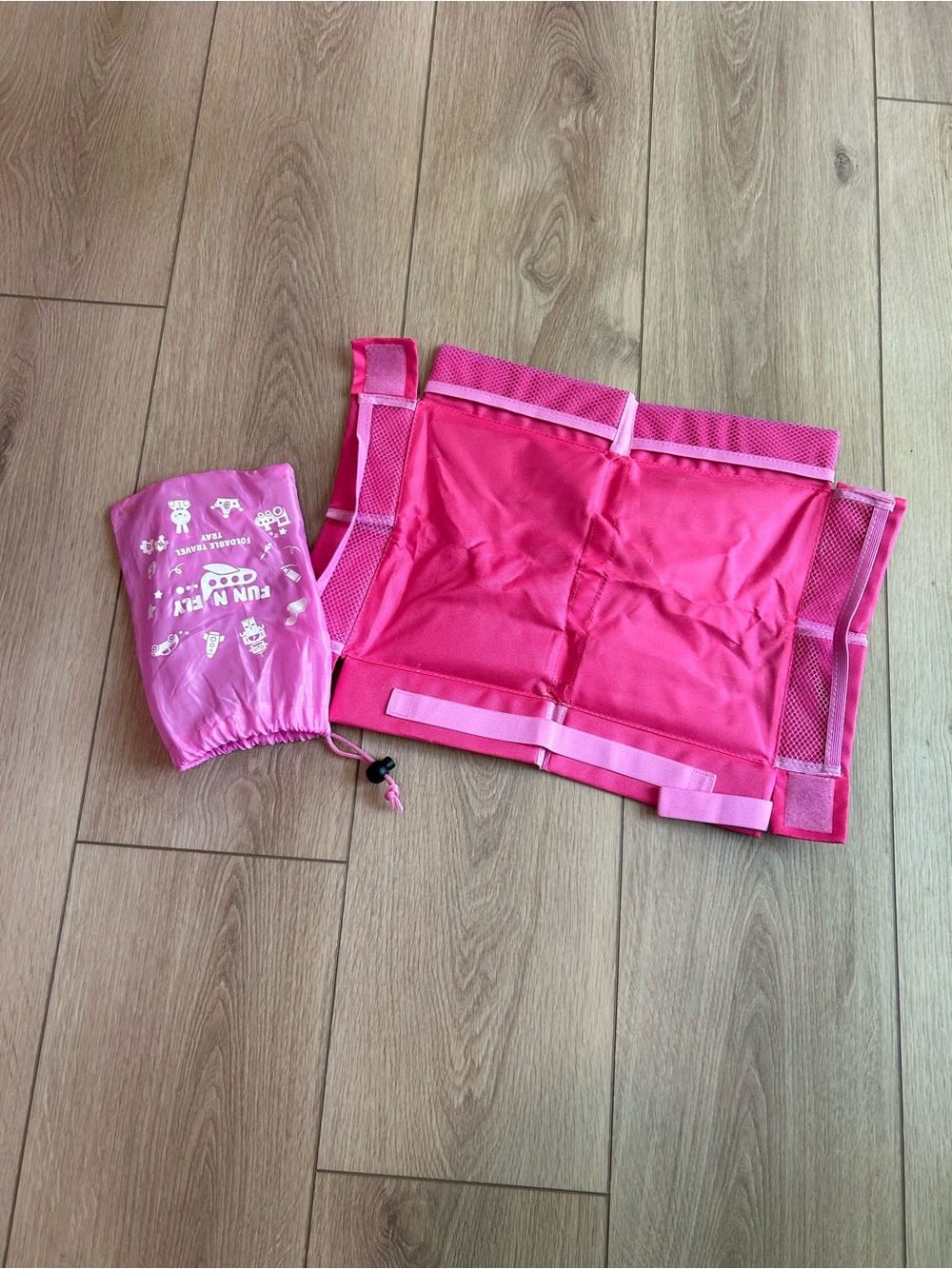 Pink Kids Travel Organizer/airplane tray cover